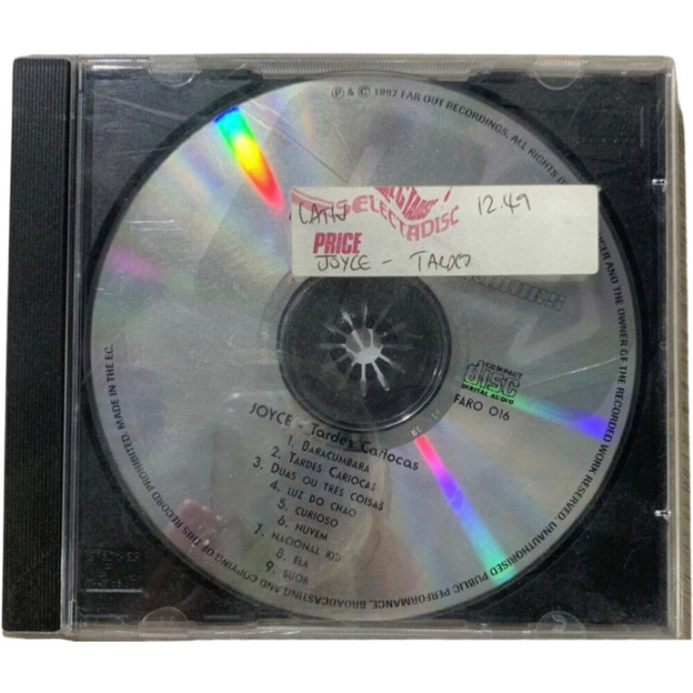 Joyce Tardes Cariocas CD Very Good No Booklet 1997 Far Out Record Brazilian